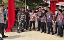 AKBP Fahrian Pantau Pengamanan Pendaftaran Calon Kepala Daerah Inhu