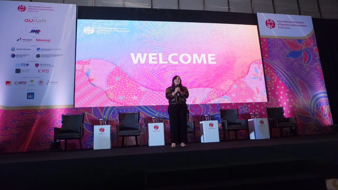 Konferensi IABC Indonesia bertema 'Towards 2023: Communicating for Impact', JAkarta Desember 2022.