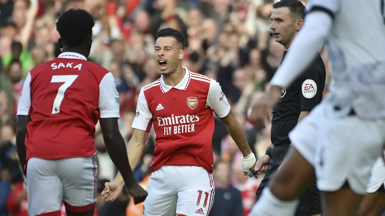 Gabriel Martinelli - Arsenal - Liga Inggris - 9 Oktober 2022