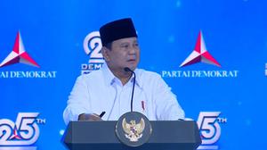 Prabowo soal Pidato AHY: Harus Berterima Kasih atas Kritik