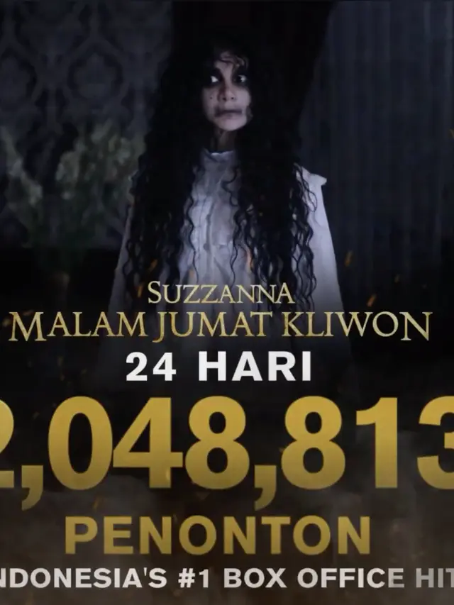 Jumlah penonton film Suzzanna Malam Jumat Kliwon tembus 2 juta. (Foto: Dok. Instagram @lunamaya)