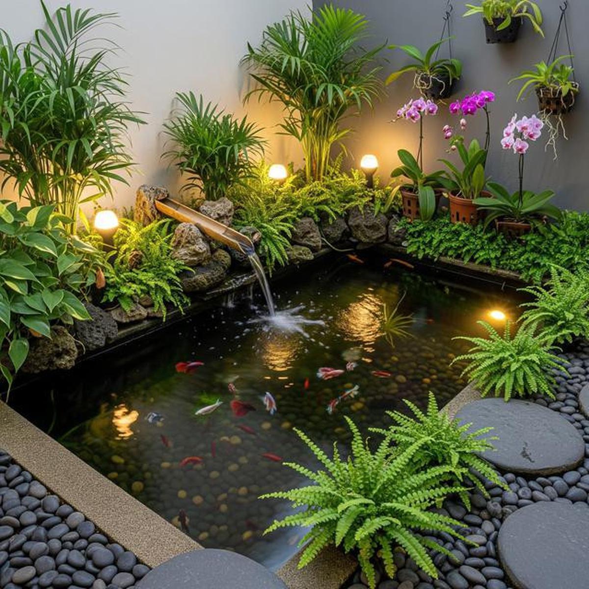 7 Desain Halaman Belakang Rumah Kecil Tapi Estetik untuk Pelihara Ikan Cupang