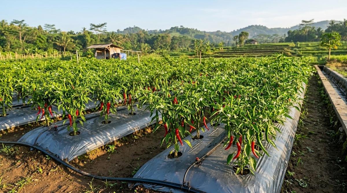 Trik Membuat Tanaman Cabai Tidak Mudah Rontok