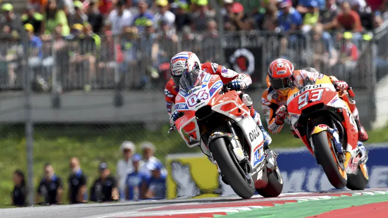 Andrea Dovizioso dan Marc Marquez