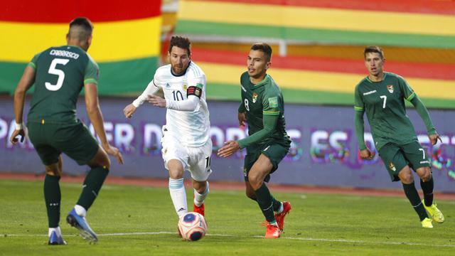 FOTO: Tundukkan Bolivia, Argentina Puncaki Klasemen Kualifikasi Piala Dunia 2022