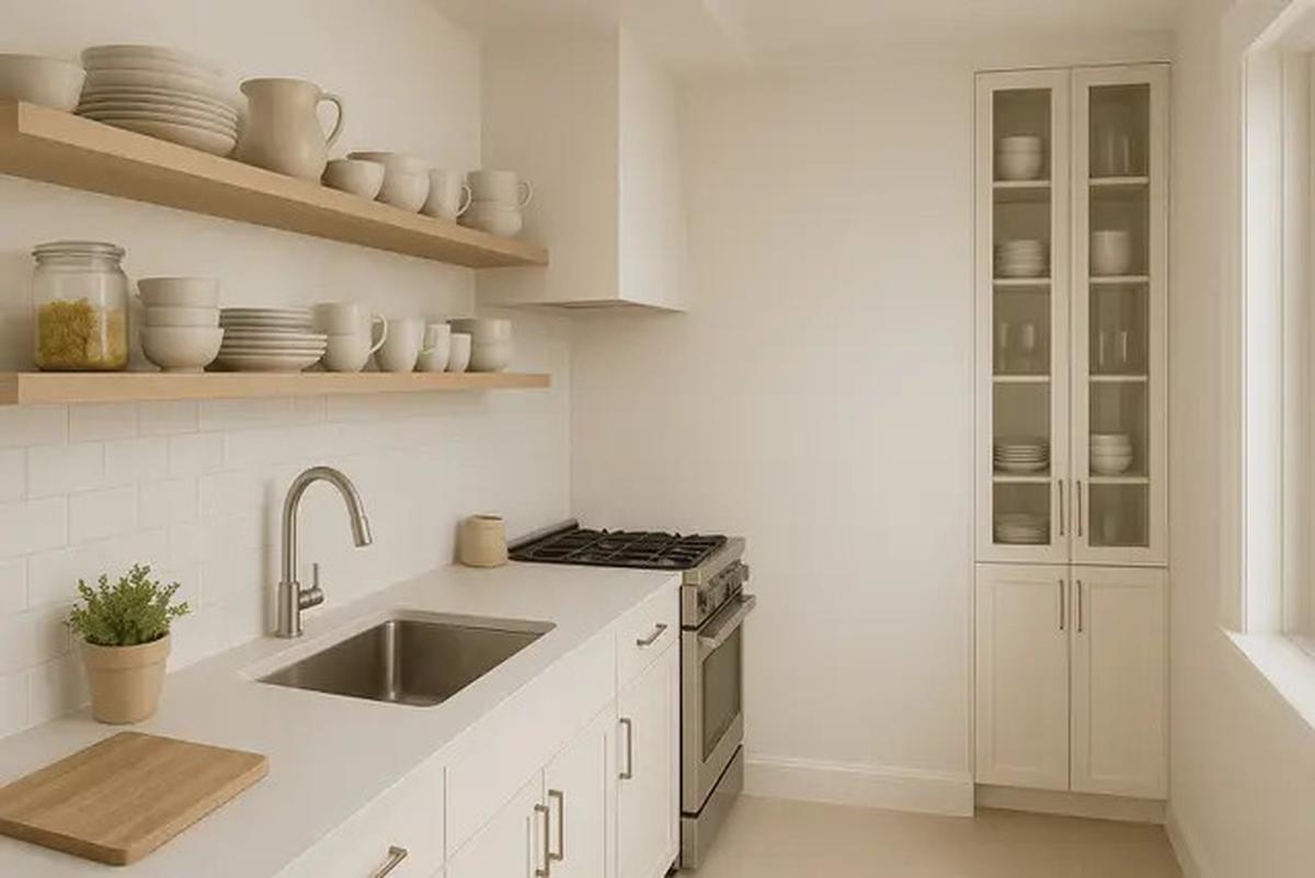 10 Model Dapur Sempit dengan Kabinet Minimalis 2025, Bikin Rumah Mungil Lega