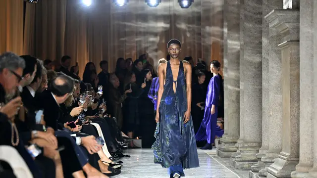 Persembahan Terakhir Giorgio Armani di Milan Fashion Week