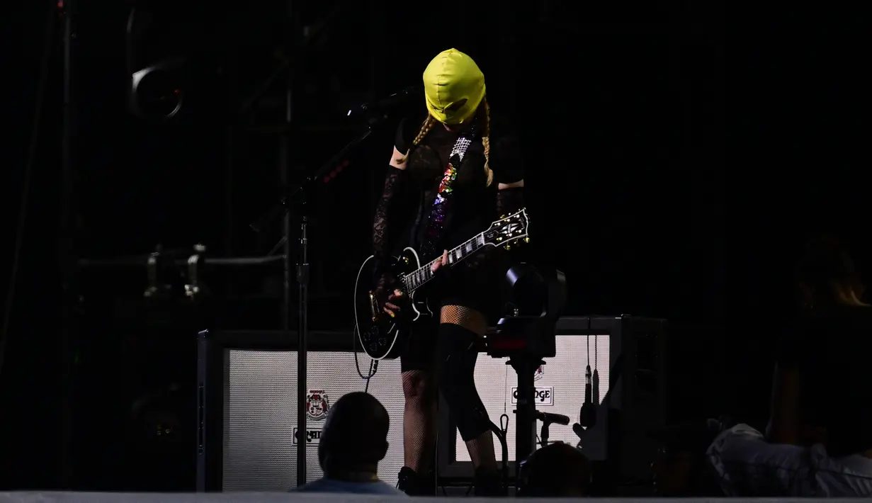 Madonna akan tampil dalam pertunjukan gratis di tepi laut pada hari Sabtu, 4 Mei 2024. (Pablo PORCIUNCULA / AFP)