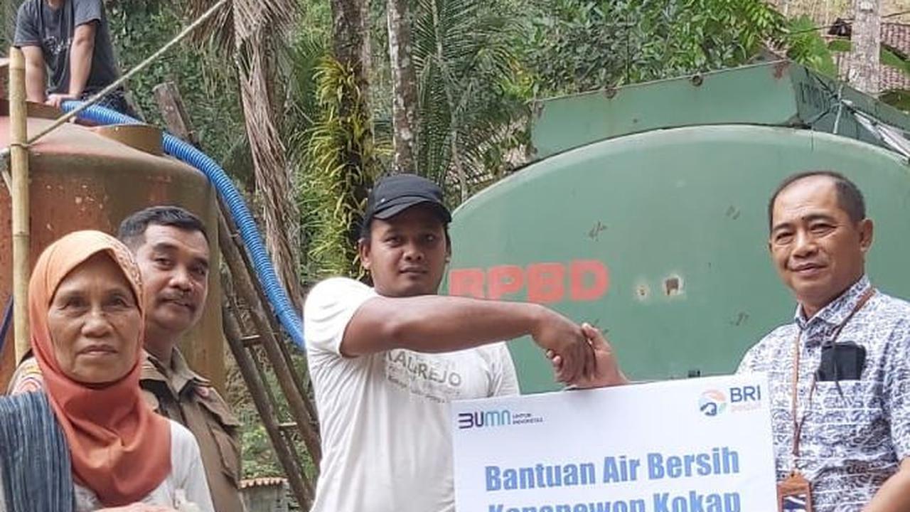 Bantuan Air Bersih dari BRI untuk Warga Terdampak Kekeringan di Kulon Progo