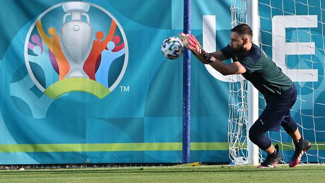 Sesi Latihan jelang Euro 2020 Italia Vs Swiss