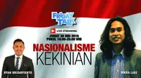Friday Talk kali ini bertepatan dengan tanggal 20 Mei, Hari kebangkitan nasional.