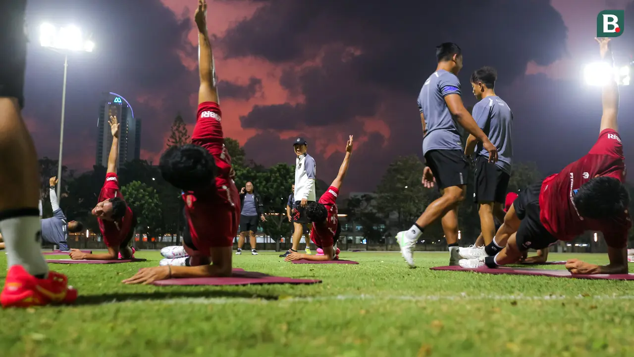 Foto: Timnas Indonesia Gelar Latihan Perdana Jelang Lawan Brunei untuk Kualifikasi Piala Dunia 2026 Zona Asia
