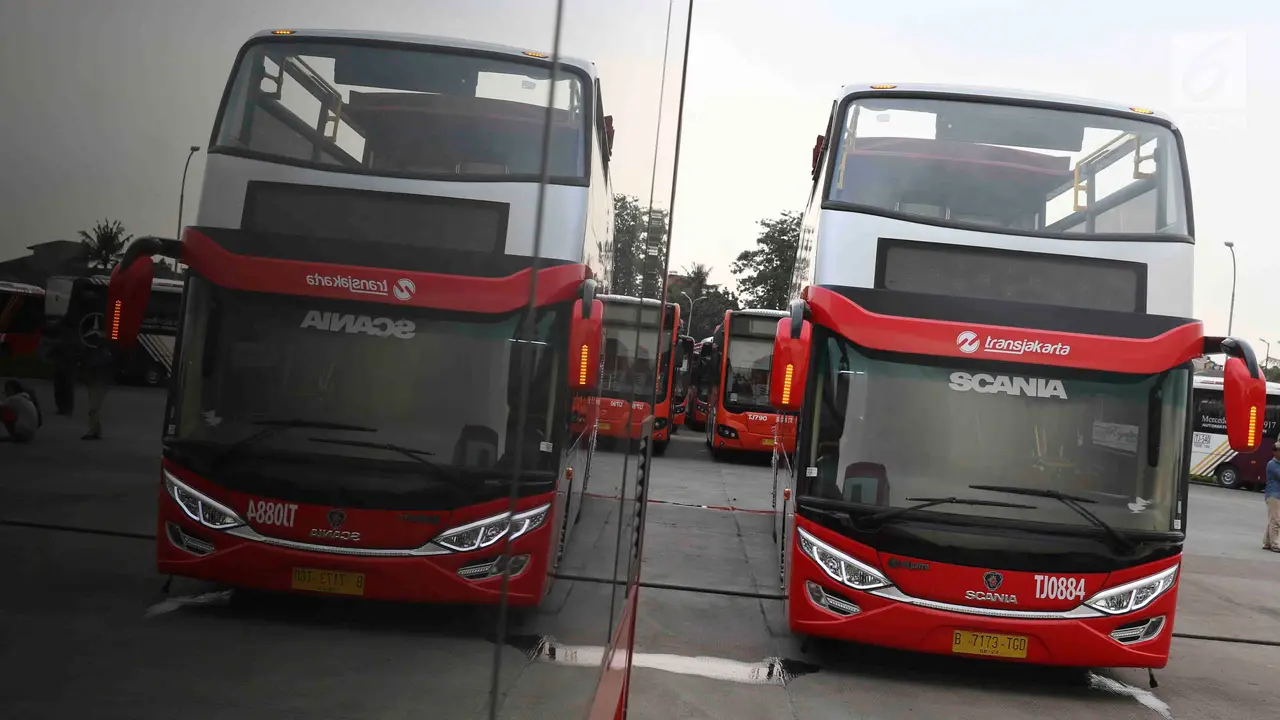 Penampakan Bus yang akan Dipakai Pawai Kemenangan Persija