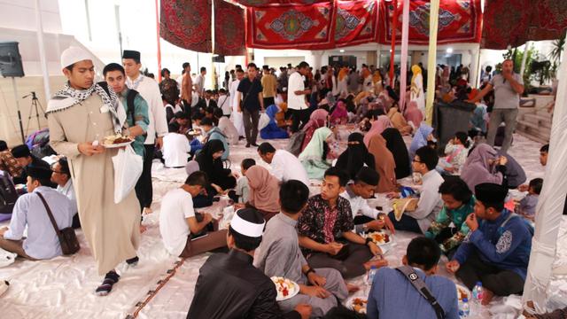Ribuan WNI mudik lebaran ke Rumah Indonesia di Mesir. (Dokumentasi KBRI Kairo)