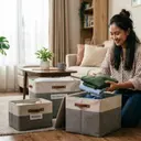 Rumah Berantakan? Storage Box Lipat Jadi Solusi Praktis Bikin Ruangan Rapi Seketika