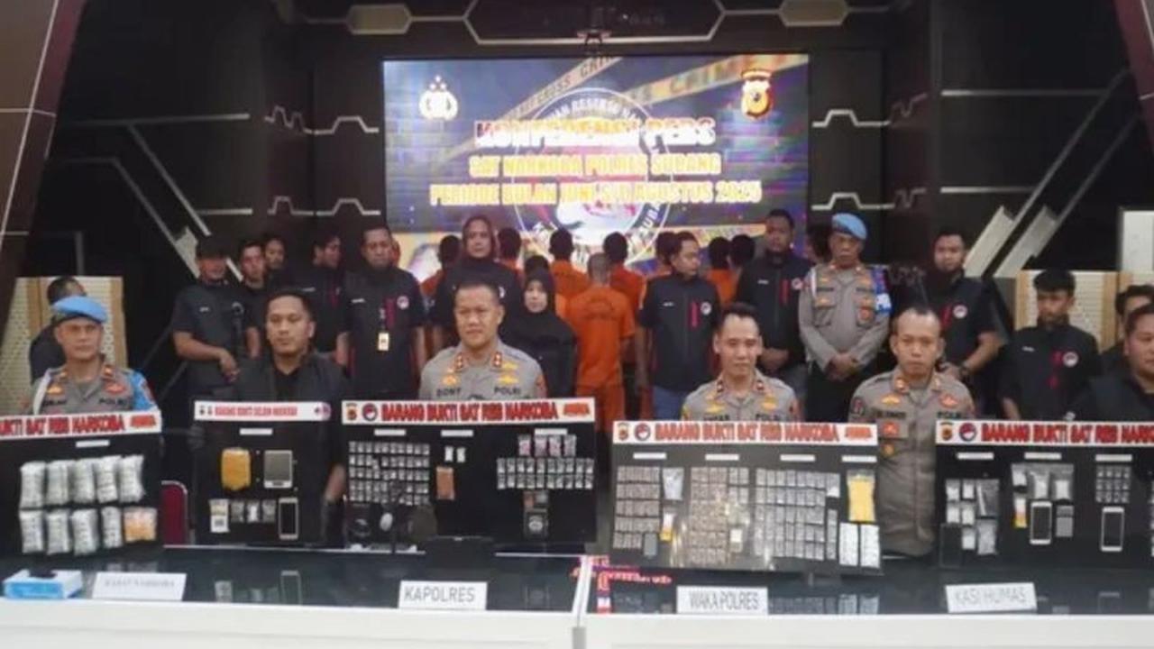 Trivia Kasus Narkoba: Mahasiswa dan PNS Terjaring, Polres Subang Ungkap 20 Kasus Pemberantasan Narkoba Subang