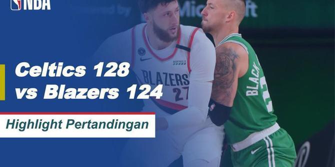 VIDEO: Highlights NBA, Laga Dramatis Boston Celtics Melawan Portland Trail Blazers