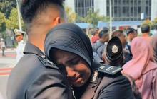 Momen Haru Perwira Polwan Hormat ke Kakaknya Bintara Polri Usai Dilantik Prabowo, Banjir Air Mata