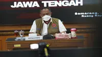 Ketua Satgas COVID-19 Ganip Warsito memberikan sambutan dalam Rapat Koordinasi Penanganan COVID-19 bersama Pemerintah Provinsi Jawa Tengah di Semarang, Jawa Tengah, Rabu (2/6/2021). (Badan Nasional Penanggulangan Bencana/BNPB)