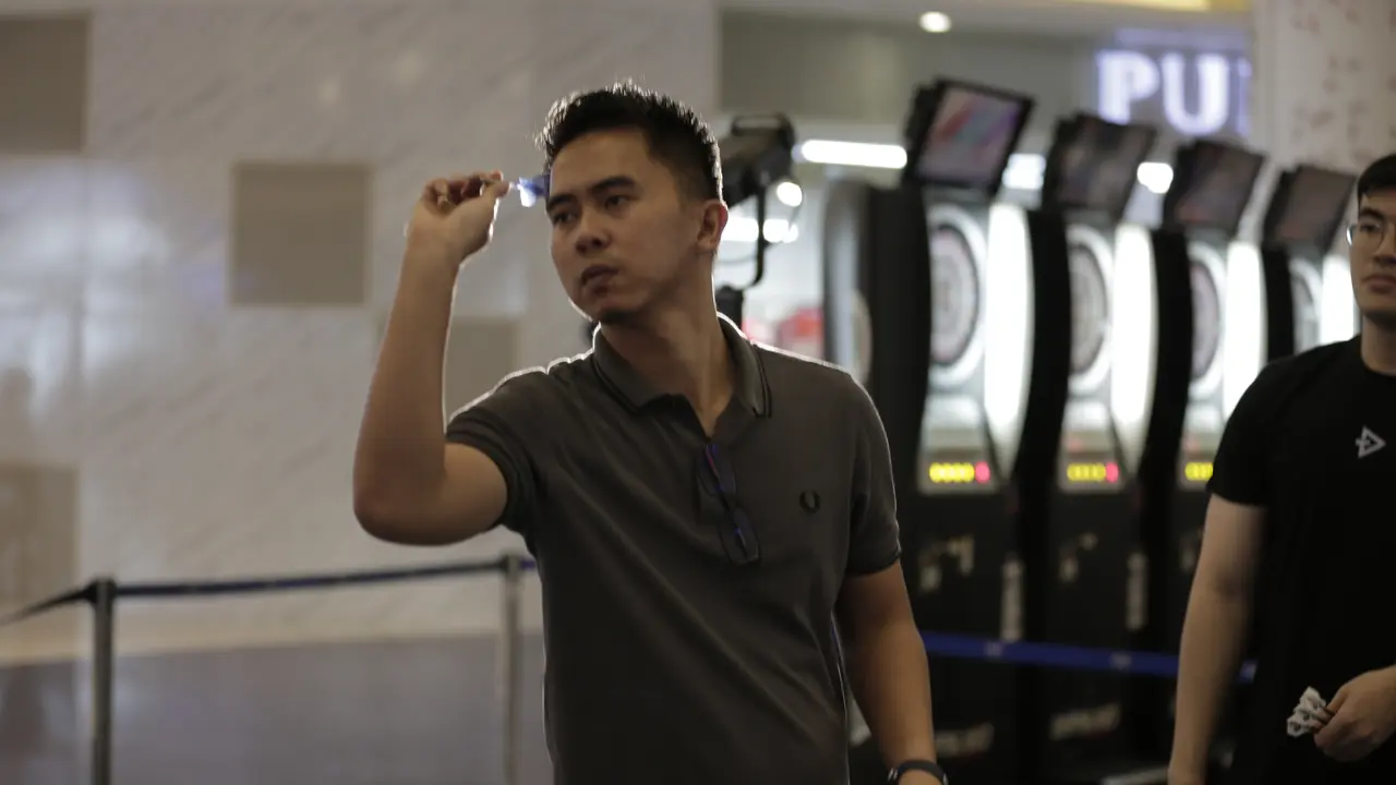 Pemain darts Indonesia, M. Yandra Rizano. (Indonesia Entertainment Group)