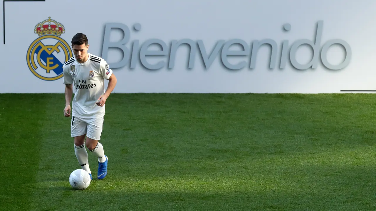 Aksi Pemain Baru Real Madrid Brahim Diaz di Bernabeu
