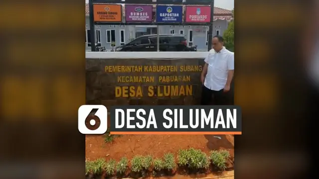 Wakil Menteri Desa Budi Arie Setiadi mengunjungi desa bernama Siluman yang berada di Kabupaten Subang, Jawa Barat.