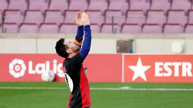 FOTO: Selebrasi Emosional Lionel Messi untuk Mendiang Diego Maradona