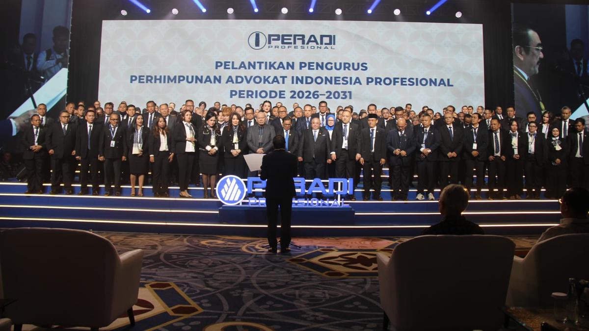 Peradi Profesional Resmi Dikukuhkan, Usung Standar Baru Profesi Advokat