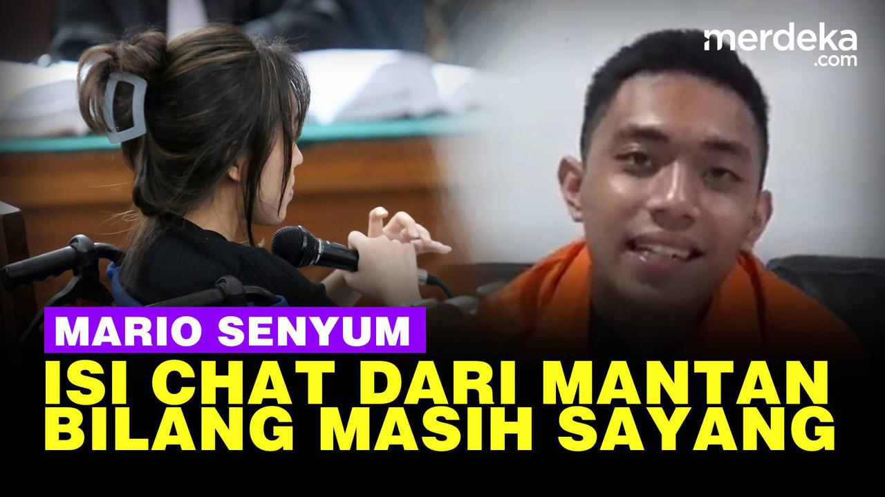 VIDEO: Mario Tersipu di Sidang, Isi Chat Dibuka Ternyata Masih Bilang Sayang Amanda