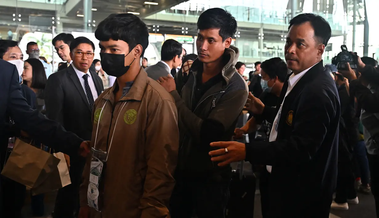 Sekitar 30.000 warga Thailand bekerja di Israel, sebagian besar di sektor pertanian, menurut Kementerian Tenaga Kerja Bangkok. (Lillian SUWANRUMPHA / AFP)