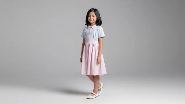 Dress Anak Perempuan dengan Bahan Adem dan Nggak Bikin Keringatan di Berbagai Acara Model Polo Katun