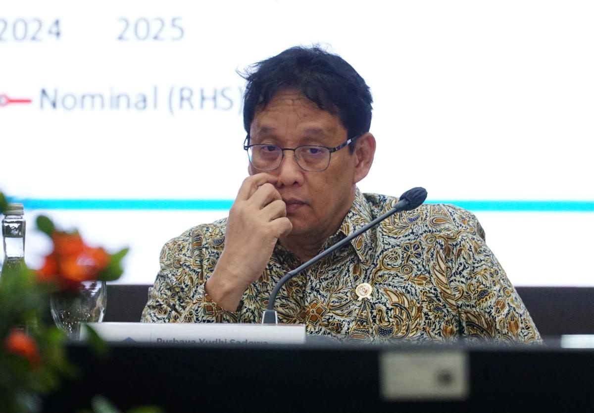 FOTO: FOTO Purbaya Jelaskan Kondisi APBN 2025 di Tengah Tekanan Global