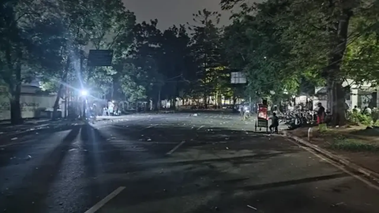 Situasi terkini di depan Kantor DPRD Jabar