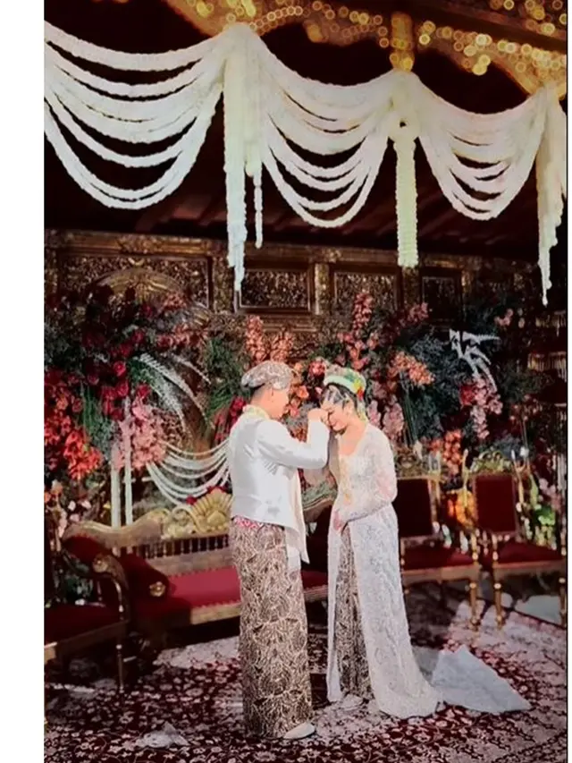 8 Momen Pernikahan Putri Andika Perkasa dengan Iptu Hafiz Akbar, Kental Adat Jawa