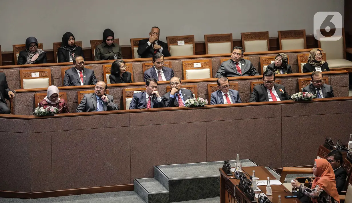 Mengusung tema ‘DPR RI Mengawal Demokrasi Menuju Indonesia Maju’ pada HUT ke-78, DPR telah memiliki sejumlah capaian. (Liputan6.com/Faizal Fanani)