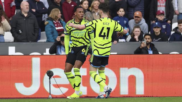 Gabriel Magalhaes - West Ham vs Arsenal di Premier League 2023/2024