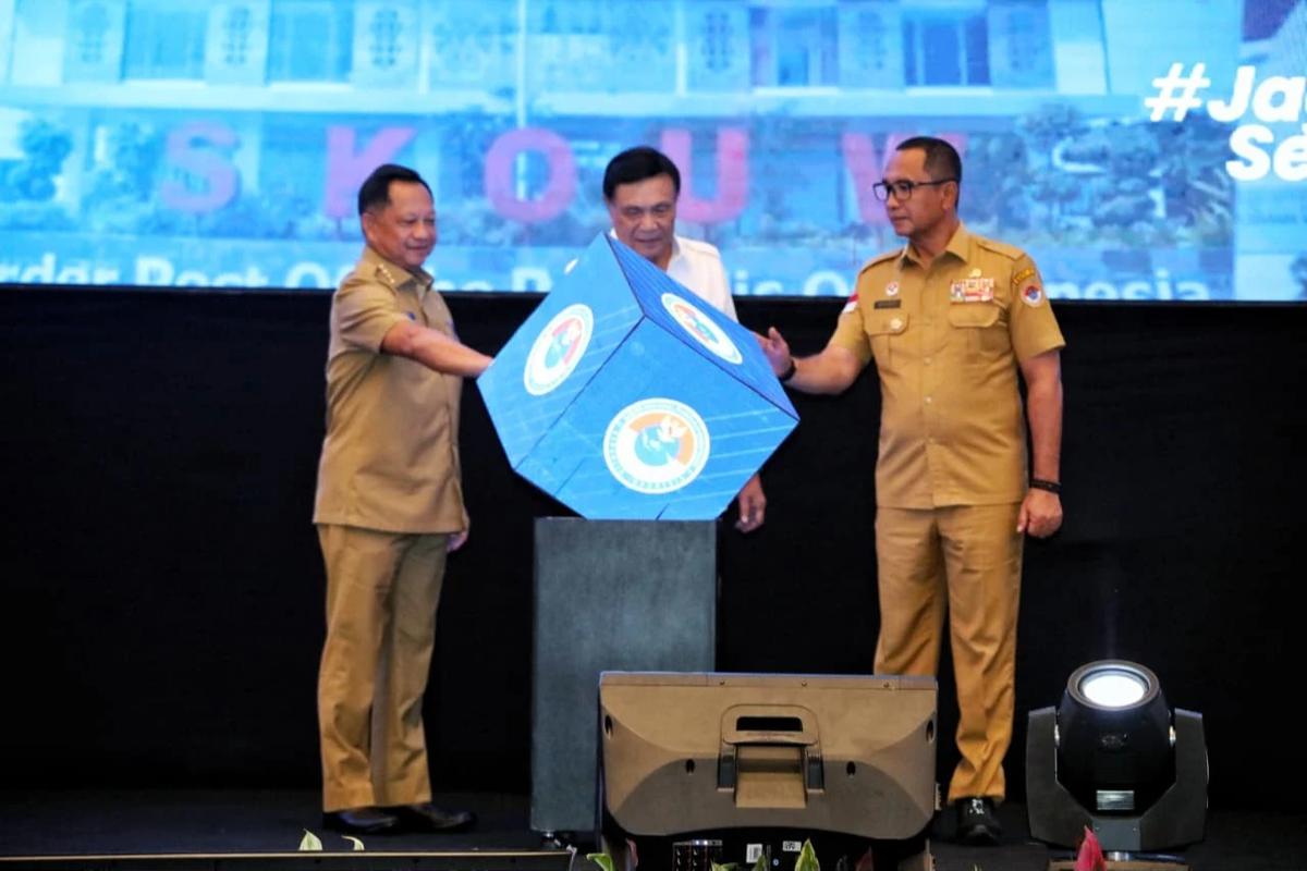 Mendagri Tito Karnavian saat Rapat Koordinasi Perencanaan dan Pengendalian (Rakorendal) Pengelolaan Batas Wilayah Negara