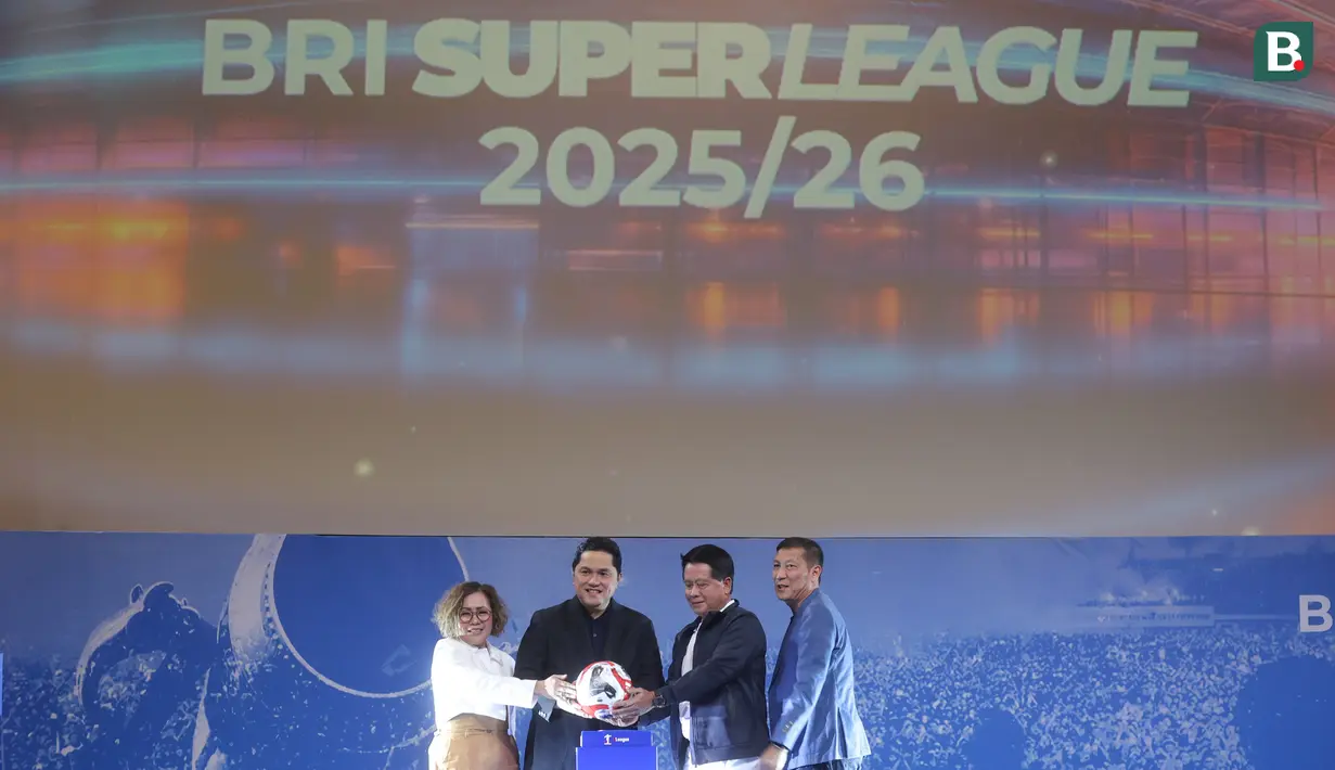 BRI Super League 2025/2026 akan dimulai 8 Agsutus 2025. Emtek akan menayangkan 306 laga kompetisi kasta tertinggi sepak bola Indonesia. (Bola.com/M Ichsan)