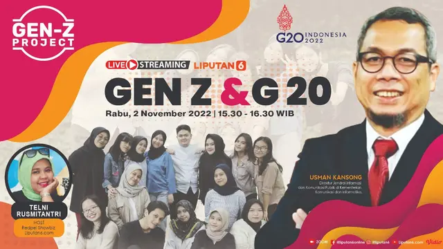 Flyer Gen-Z Project : GEN Z & G 20