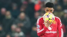 Gol-gol tersebut membuat Amad kini telah mencetak enam gol dan enam assist bagi Man United, terbanyak dari semua pemain lain. (AP Photo/Dave Thompson)