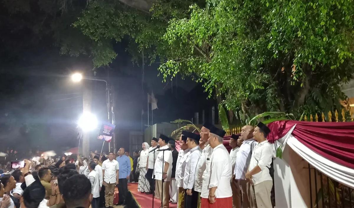 Relawan Jagat Prabowo mendeklarasikan dukungan kepada Prabowo Subianto sebagai calon presiden 2024.