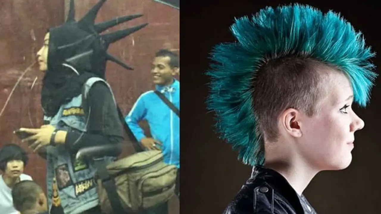 Gadis Berhijab ala Mohawk