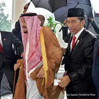 Presiden Jokowi dan Raja Salman  | foto : facebook 