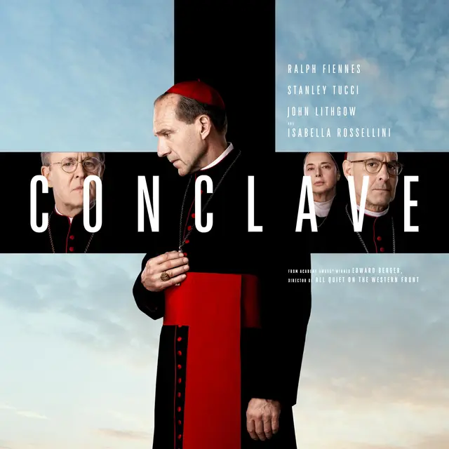 Poster film Conclave. (Foto: Dok. FilmNation Entertainment/ House Productions/ Indian Paintbrush/ IMDb)