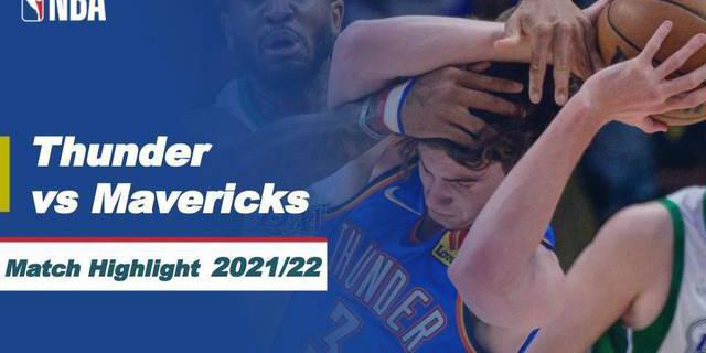 VIDEO: Laga Seru NBA Hari Ini, Oklahoma City Thunder Permalukan Dallas Mavericks di Kandangnya