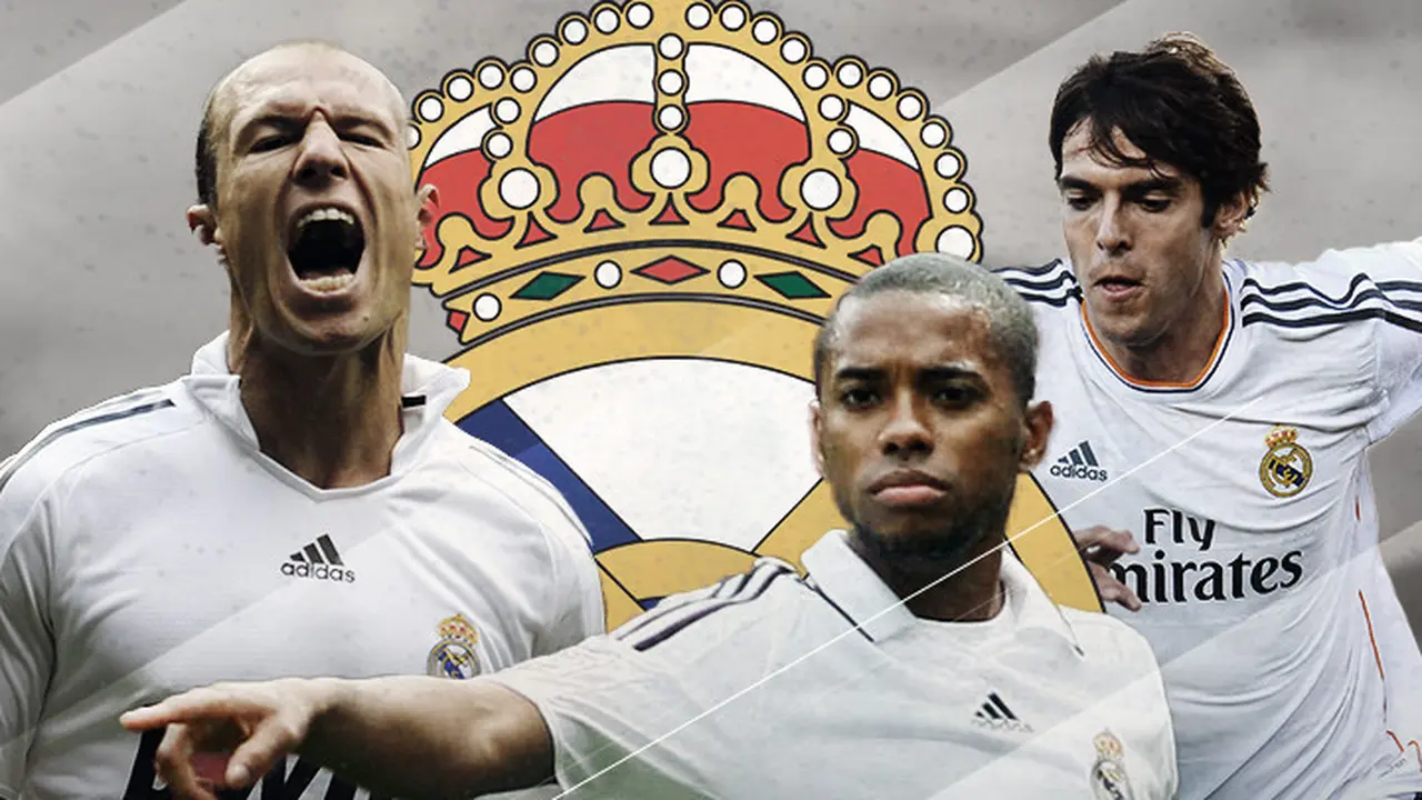 Kaka, Robinho dan Arjen Robben