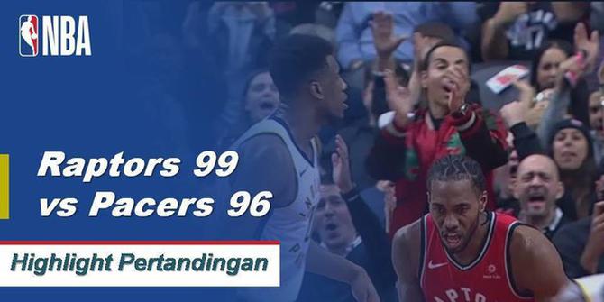 Cuplikan Hasil Pertandingan NBA : Raptors 99 vs Pacers 96