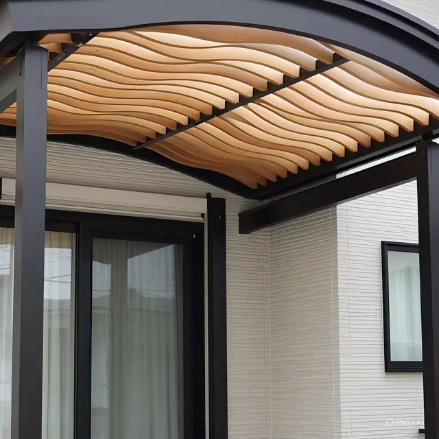 5 Model Kanopi Baja Ringan Depan Rumah dengan Atap Transparan yang Modern