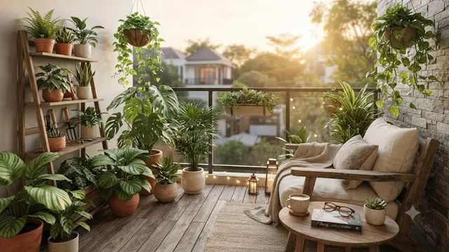 Ide Sudut Santai di Balkon Rumah