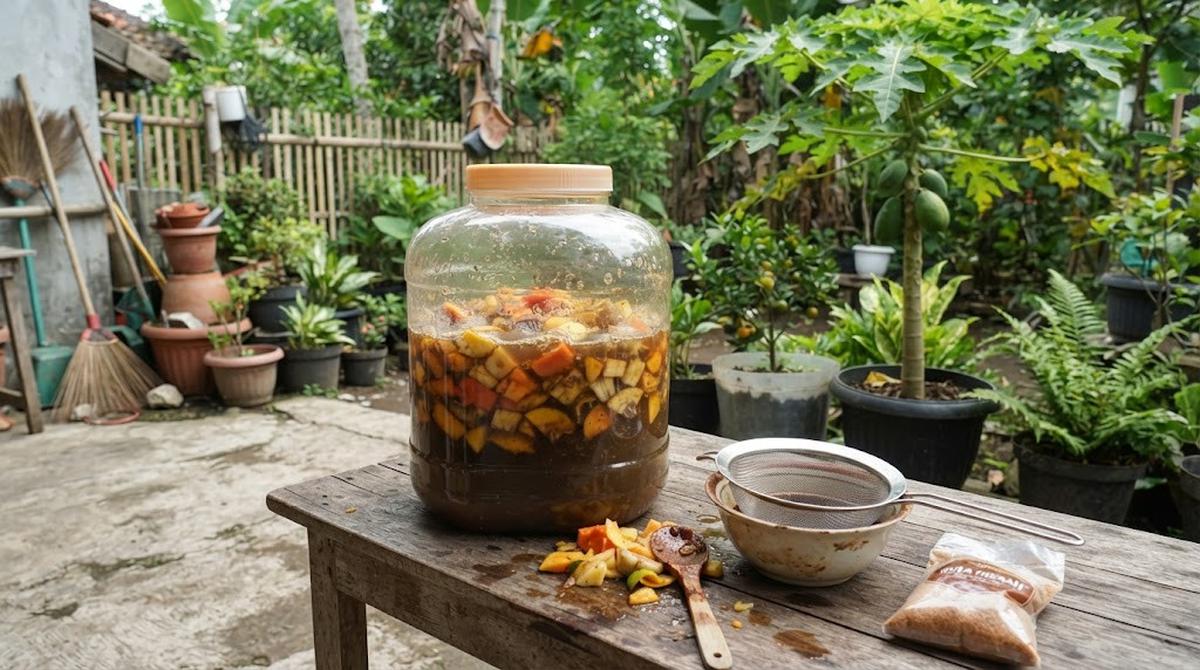 Pupuk Organik Cair (POC) dari Buah Busuk